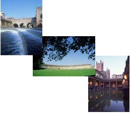 Pulteney Bridge, The Royal Crescent and Roman Baths